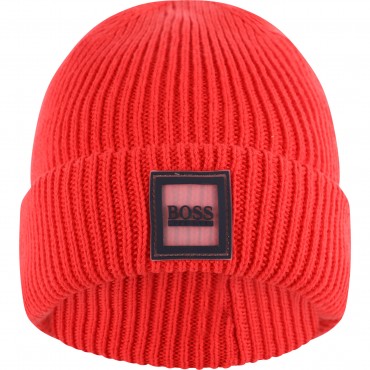 Logo Winter Cap in Red