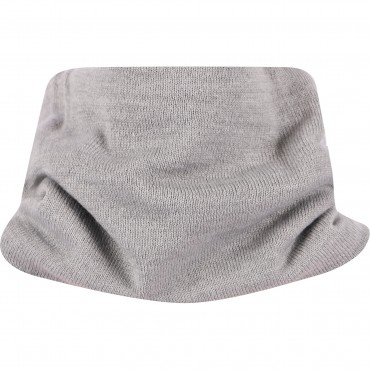 Teddy Logo Print Winter Cap and Snood Scarf in Grey