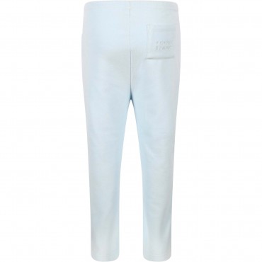 Micro Fleece Pants in Light Blue