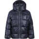 Down Padded Ski Logo Jacket in Navy