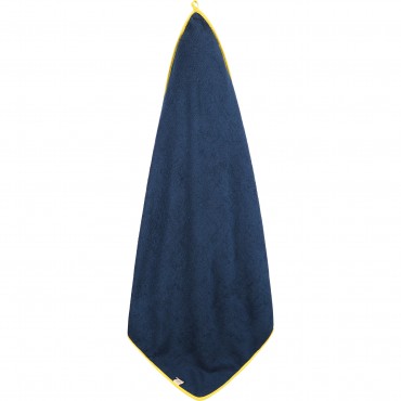 Firetruck Hooded Towel in Navy