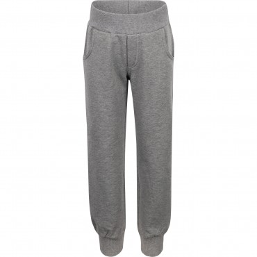 Half-Zip Sweatshirt and Track Pants Set in Blue, White and Grey